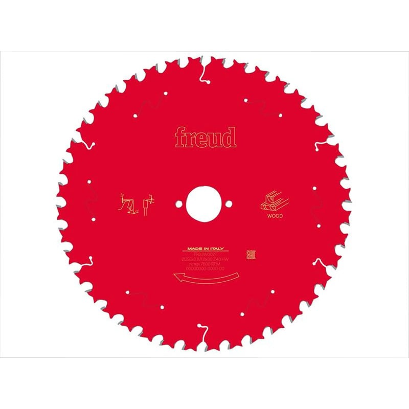 Freud Wood Table Saw Blade 250 x 30 x 2.8/1.8mm x 40T