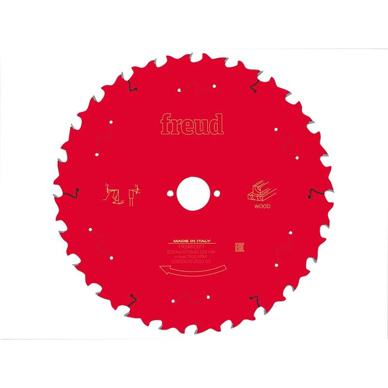 Freud Wood Table Saw Blade 254 x 30 x 2.6/1.8mm x 24T