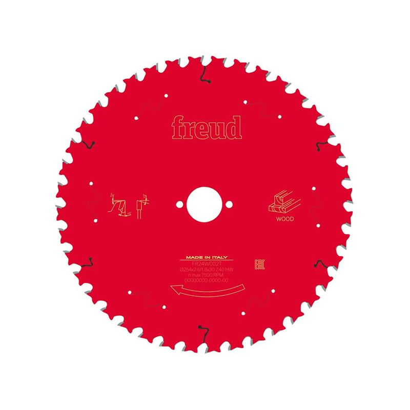 Freud Wood Table Saw Blade 254 x 30 x 2.6/1.8mm x 40T
