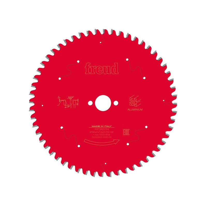 Freud Metal Circular Saw Blade 190 x 20 x 2.5/1.6mm x 56T