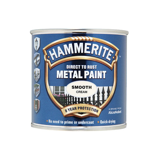 Hammerite Direct To Metal Smooth Cream 250ml