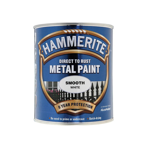 Hammerite Direct To Metal Smooth White 750ml