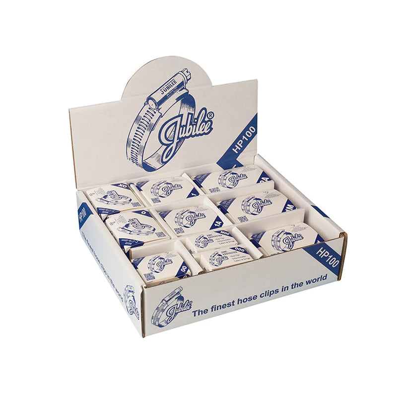 Jubilee® HP100 Handy Pack Assorted 100 Clips (Mild Steel)