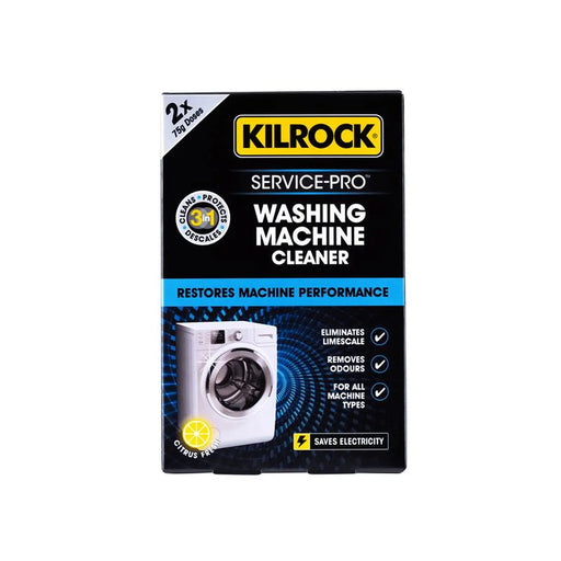 Kilrock Service Pro Washing Machine Descaler & Cleaner 2 x 75g
