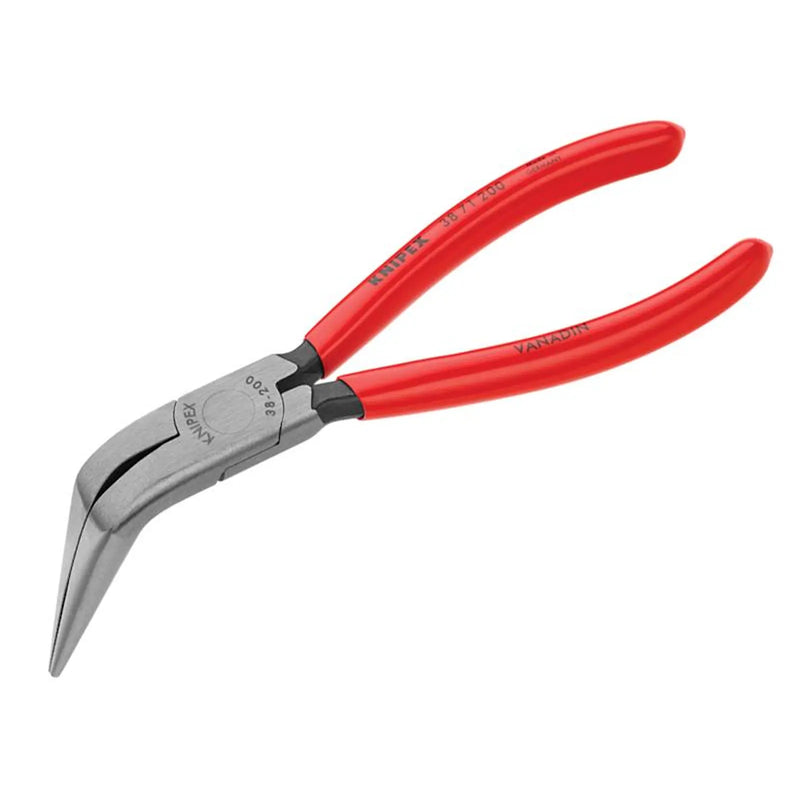 KNIPEX 38 71 200 Mechanic's Bent Nose Pliers 200mm