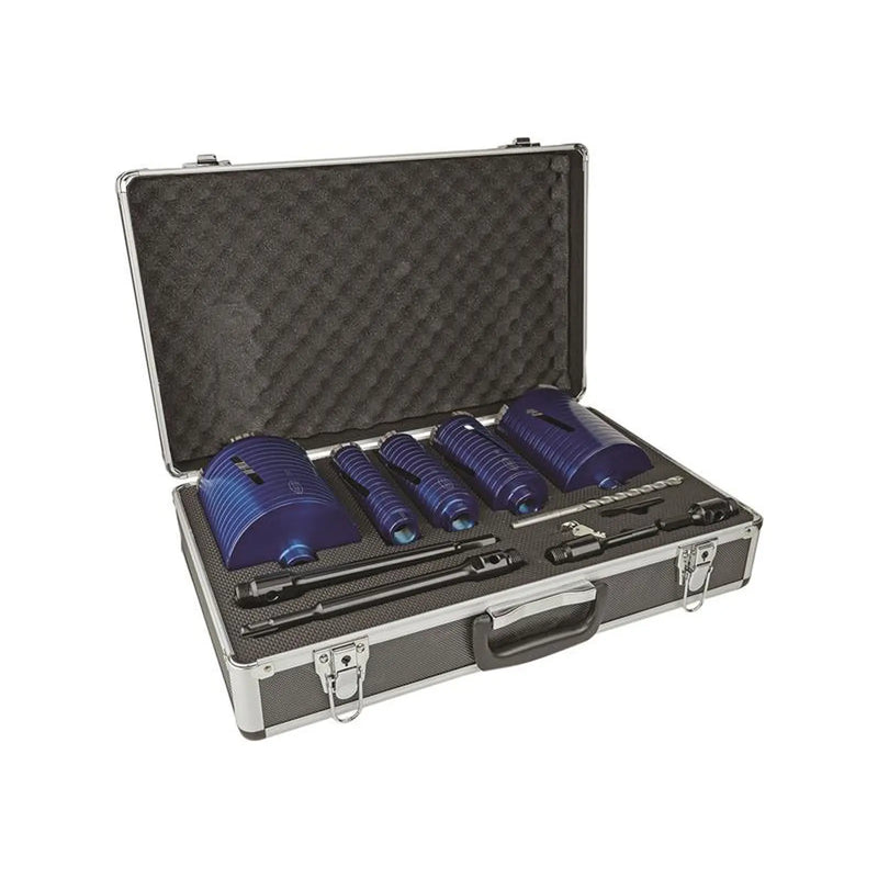 MEXCO Slotted Dry Core Drill XCEL Grade Kit, 11 Piece