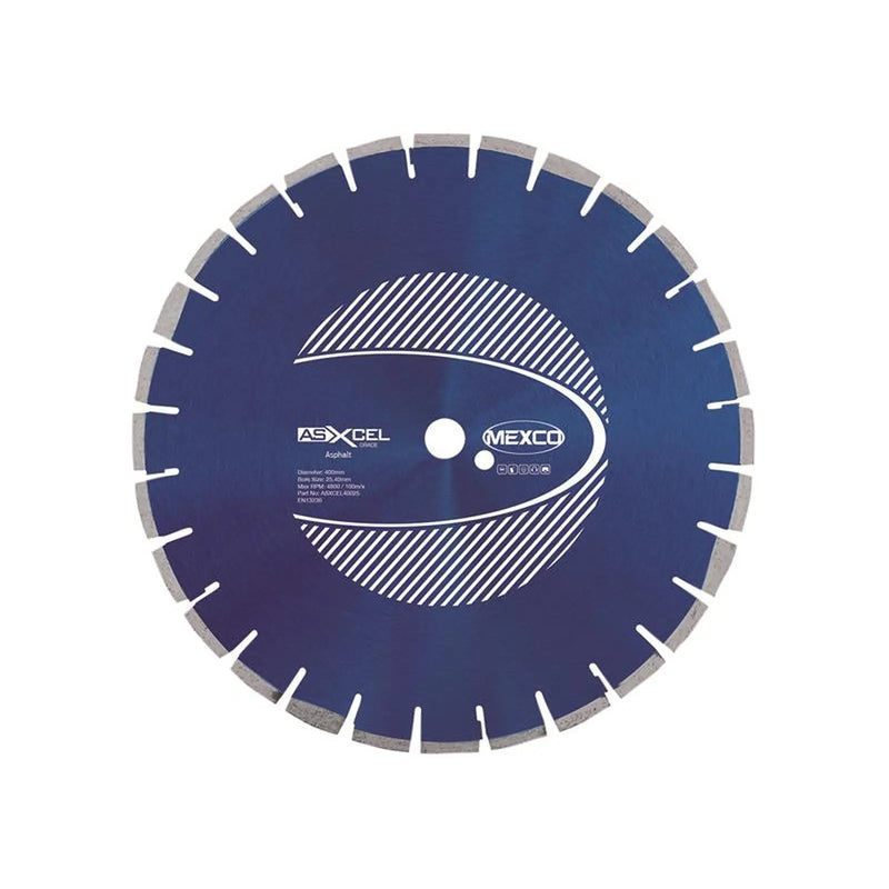 MEXCO Asphalt XCEL Grade Diamond Blade 400 x 25.4mm