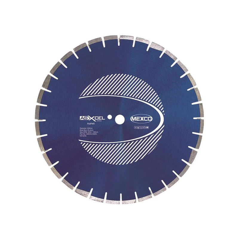 MEXCO Asphalt XCEL Grade Diamond Blade 450 x 25.4mm