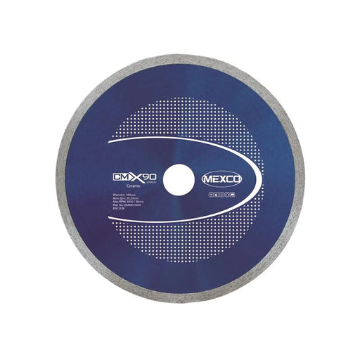 MEXCO X90 Grade Ceramic Materials Diamond Blade 180 x 22mm