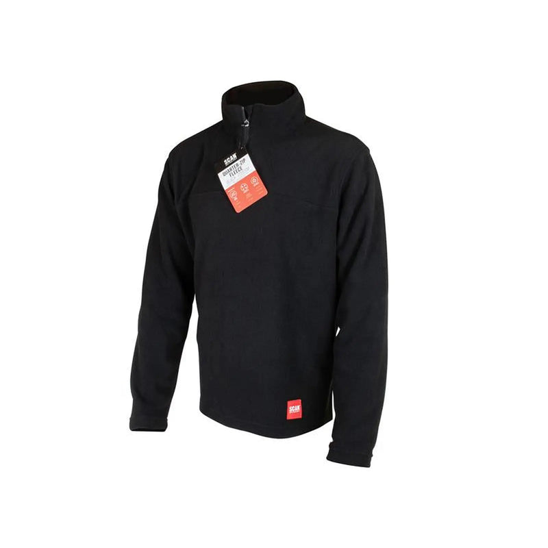 Scan 1/4 Zip Fleece Jumper - M