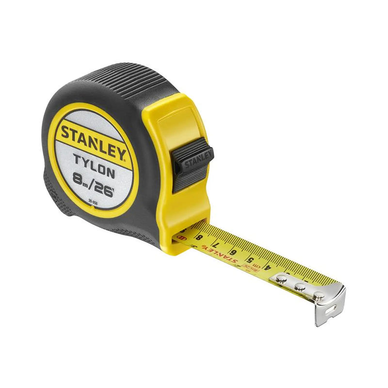 STANLEY® Hand Tools Tylon™ Pocket Tape 8m/26ft (Width 25mm) Carded