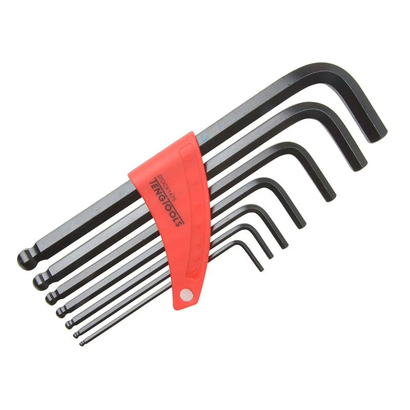 Teng Metric Ball Point Hexagon Key Set, 7 Piece