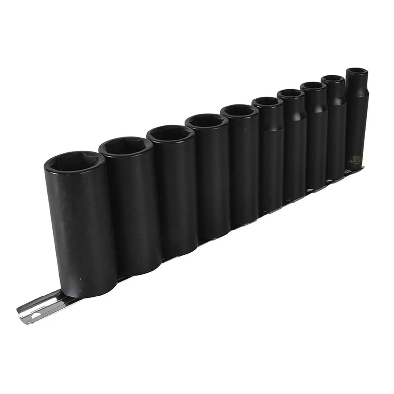 Teng 1/2in Drive 9126 Deep Impact Socket Set, 10 Piece