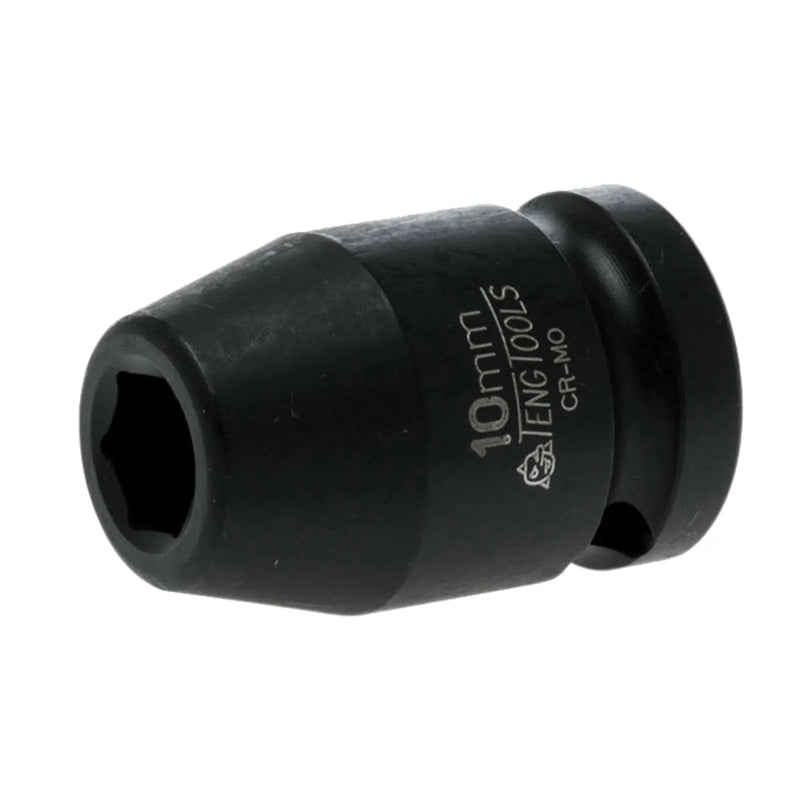 Teng Impact Socket Hexagon 6-Point 1/2in Drive 10mm