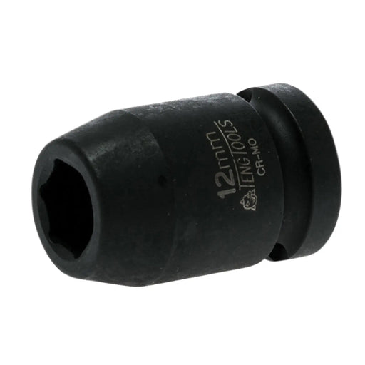 Teng Impact Socket Hexagon 6-Point 1/2in Drive 12mm