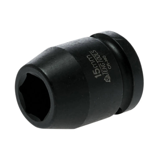 Teng Impact Socket Hexagon 6-Point 1/2in Drive 15mm