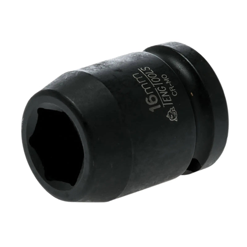 Teng Impact Socket Hexagon 6-Point 1/2in Drive 16mm