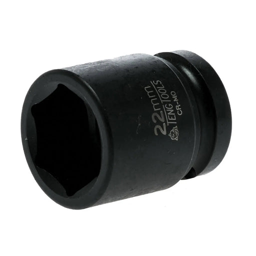 Teng Impact Socket Hexagon 6-Point 1/2in Drive 22mm