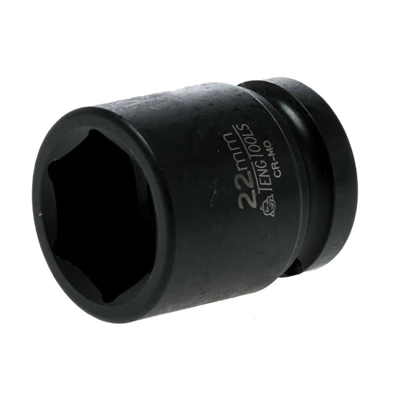 Teng Impact Socket Hexagon 6-Point 1/2in Drive 22mm