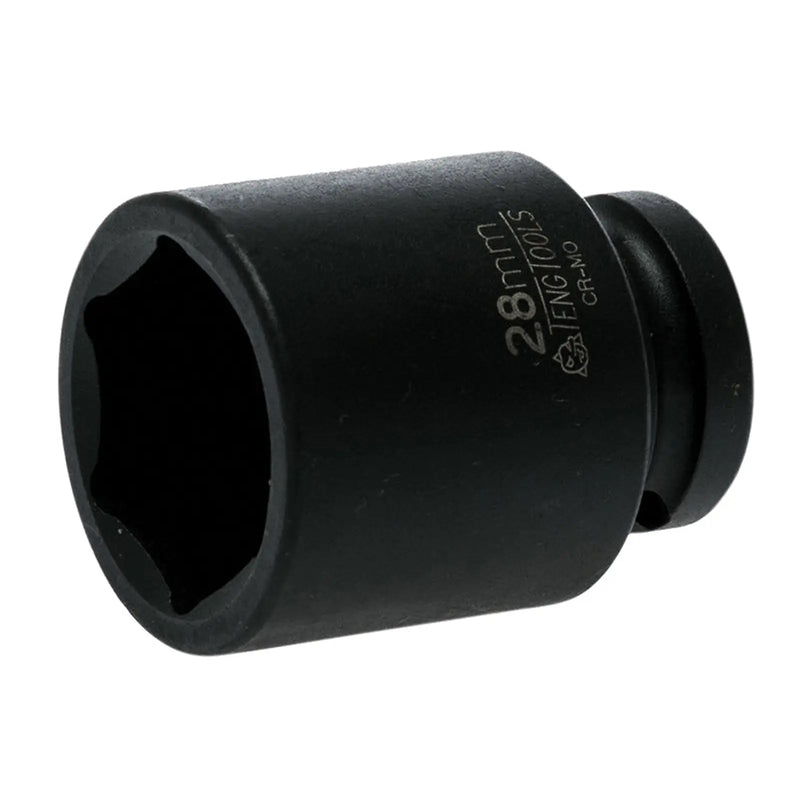 Teng Impact Socket Hexagon 6-Point 1/2in Drive 28mm