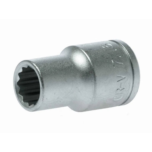 Teng Bi-Hexagon Socket 12-Point Regular A/F 1/2in Drive 7/16in