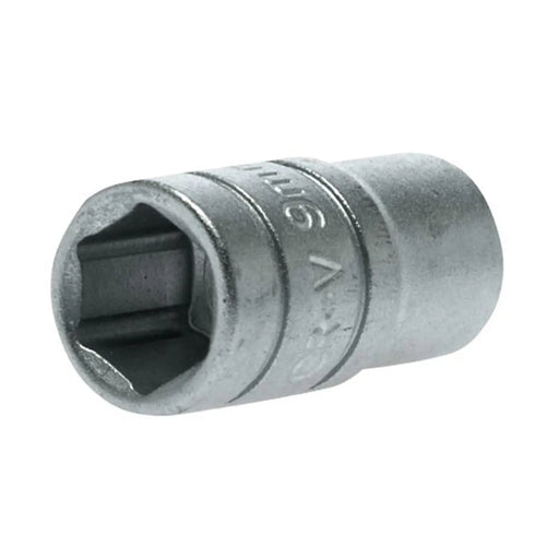 Teng Hexagon Socket 6 Point Regular 1/4in Drive 9mm