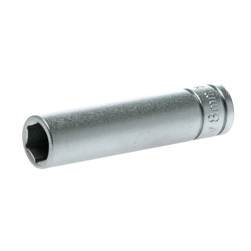 Teng Hexagon Socket Deep 6 Point Regular 1/4in Drive 8mm