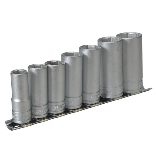 Teng M3807 Socket Clip Rail Set of 7 Metric 3/8in Drive