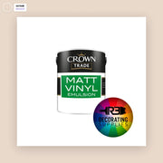 RB Decorating Supplies Crown Trade Interior Wall Paint - A6760M - Tinted Emulsion