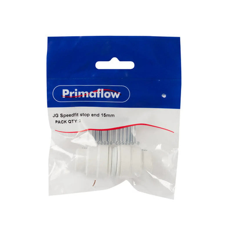 Primaflow PrimaPack JG Speedfit stop end 15mm - PK 2