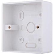 BG Electrical 800 Series - PVC Rounded Surface Box, Single, 32mm