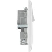 BG Electrical 800 Series - Double switched single pole, with 2 x USB A (12W)