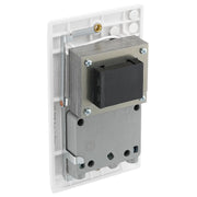 BG Electrical 800 Series - 115/240V dual voltage shaver socket