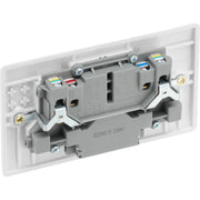 BG Electrical 800 Series - Double switched single pole, with USB A + C (12W)
