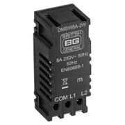 BG Electrical 800 Series - 2 way push on/off switch, dummy dimmer, 8A