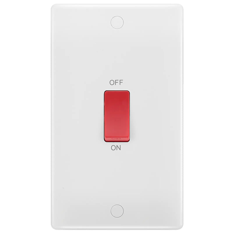 BG Electrical 800 Series - 45A, double pole, large plate
