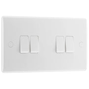 BG Electrical 800 Series - Quadruple, 2 way switch