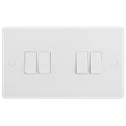 BG Electrical 800 Series - Quadruple, 2 way switch