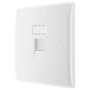 BG Electrical 800 Series - Single, RJ45 data socket (screw)