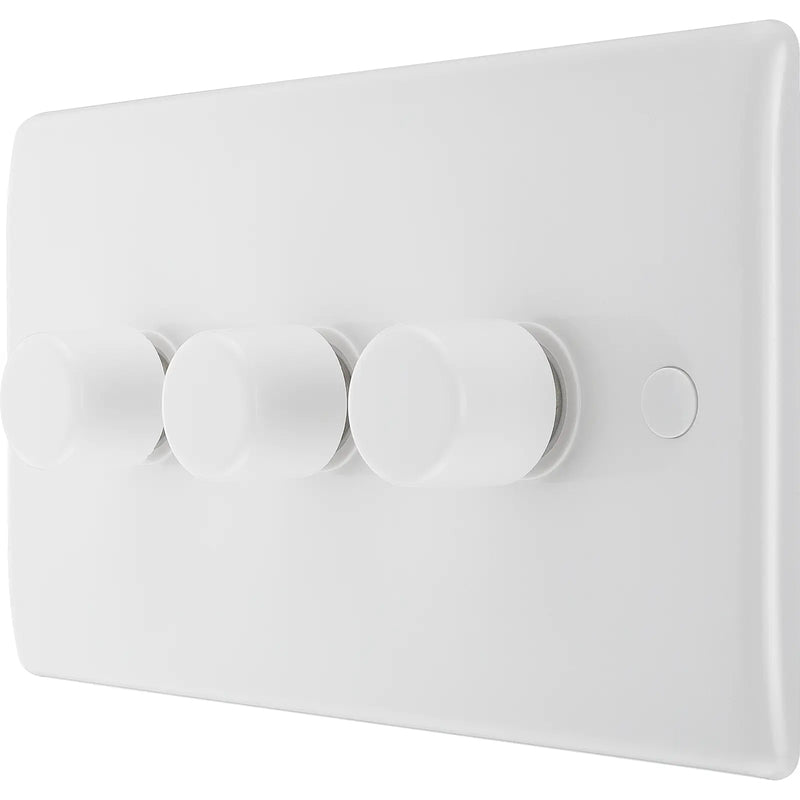BG Electrical 800 Series - Triple, 2 way push 200W