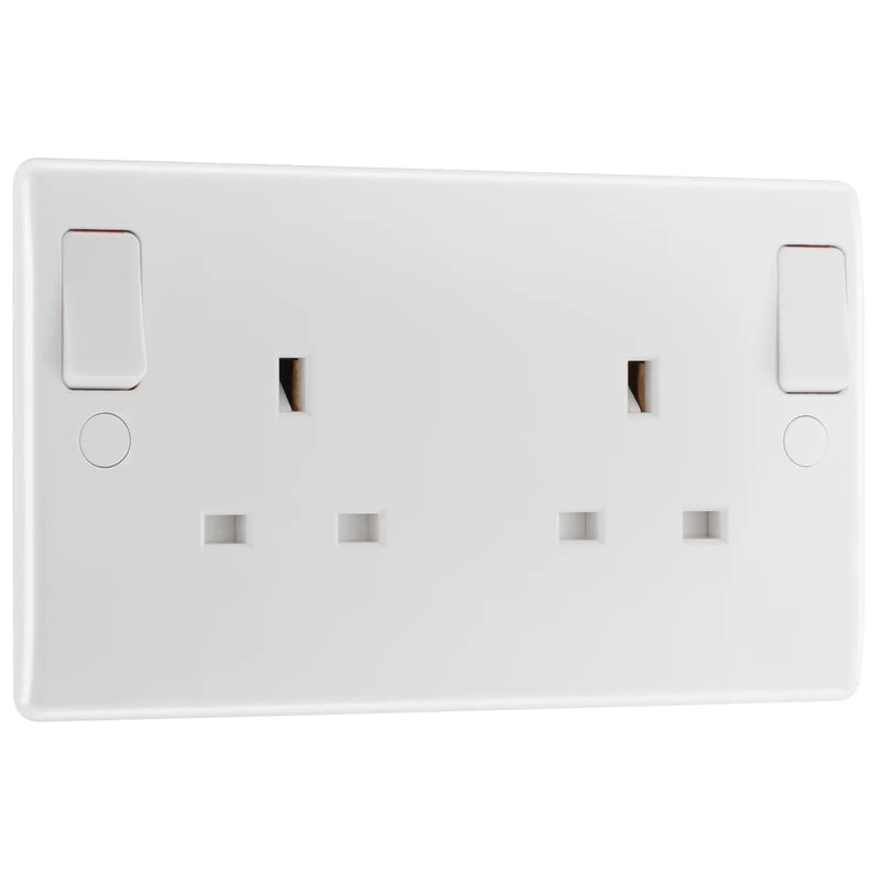 BG Electrical 800 Series - Double switched,double pole, outboard rockers