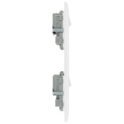 BG Electrical 800 Series - 2 x double, switched, douple pole, 8 Euro Module