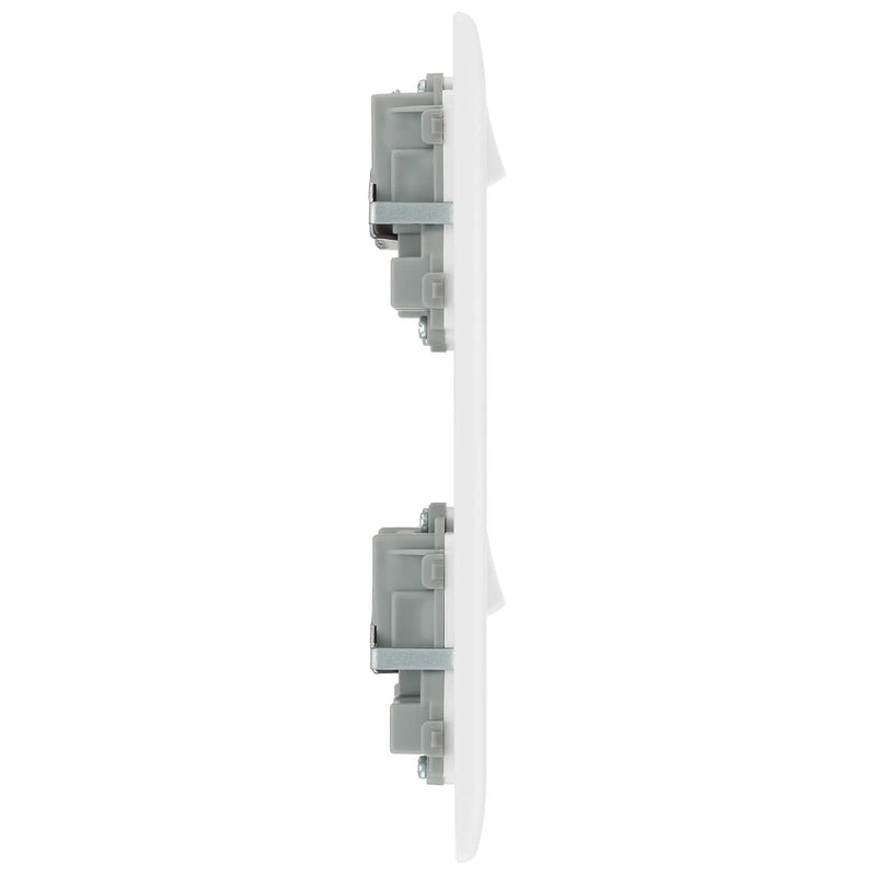 BG Electrical 800 Series - 2 x double, switched, douple pole, 8 Euro Module