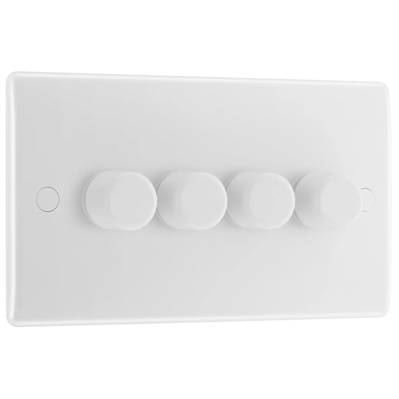 BG Electrical 800 Series - Quadruple, 2 way push 200W