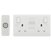 BG Electrical 800 Series - Double, switched, single pole, with door chime