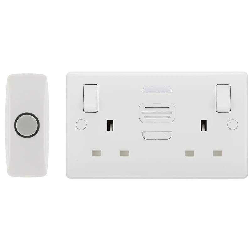 BG Electrical 800 Series - Double, switched, single pole, with door chime