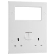 BG Electrical 800 Series - Double, switched, double pole, 4 Euro Module