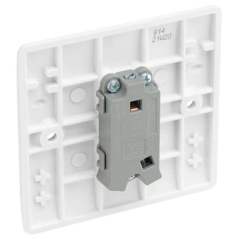 BG Electrical 800 Series - Single, bell push switch