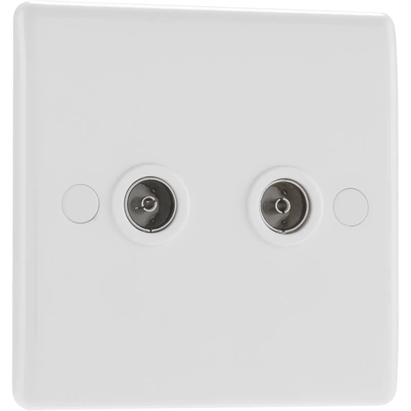 BG Electrical 800 Series - Double, isolated, co-axial