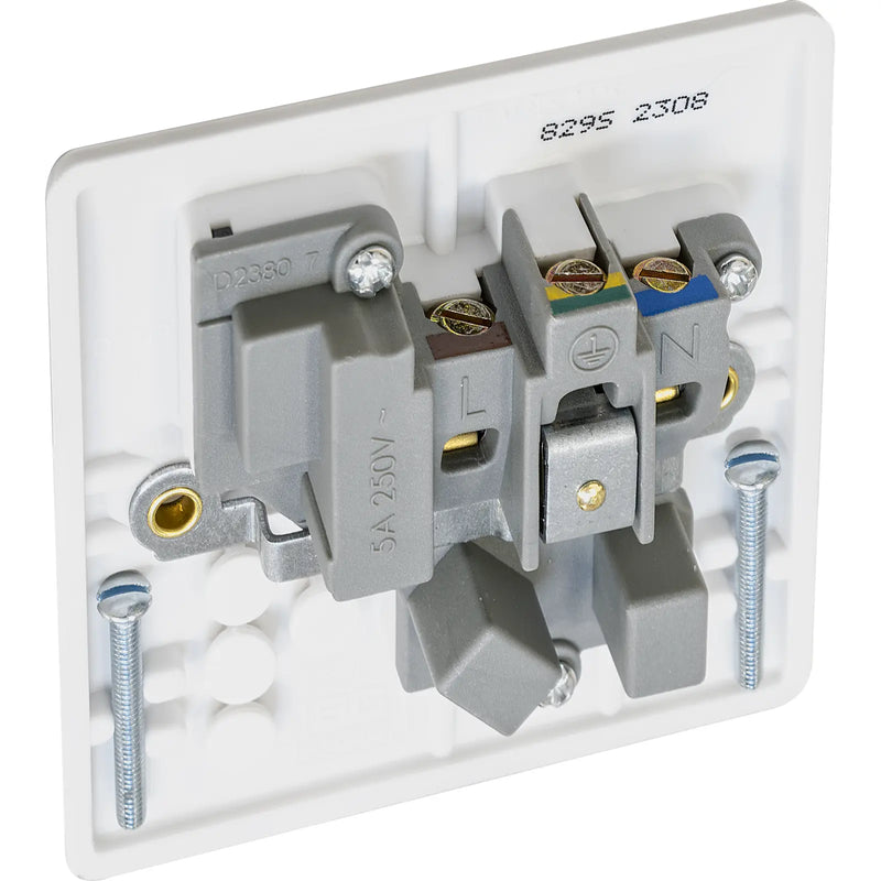 BG Electrical 800 Series - 5A, Single, switched, round pin